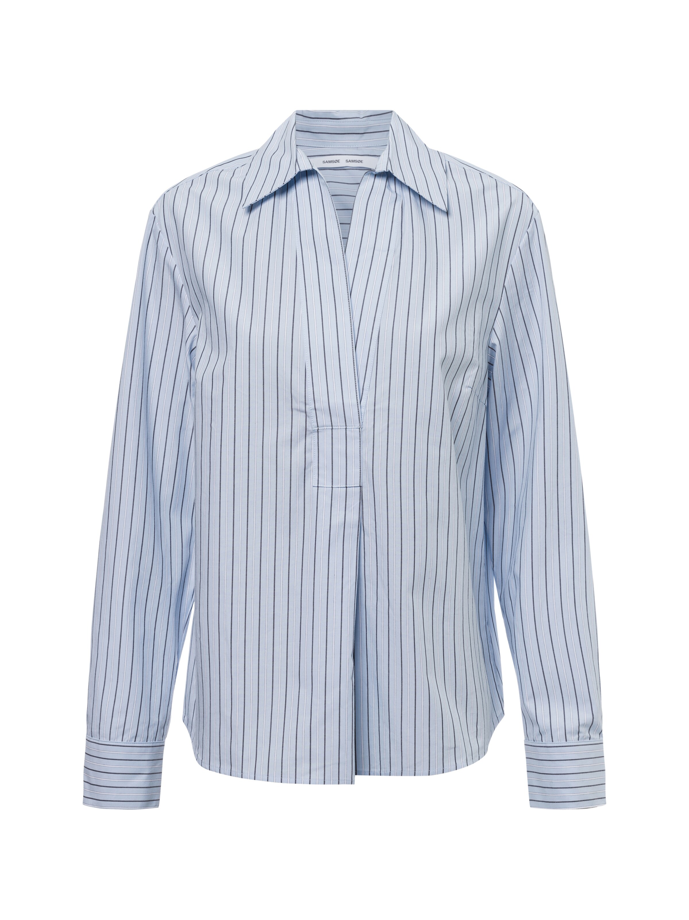 Chemisier ' Satolina ' Samsøe Samsøe en bleu : devant