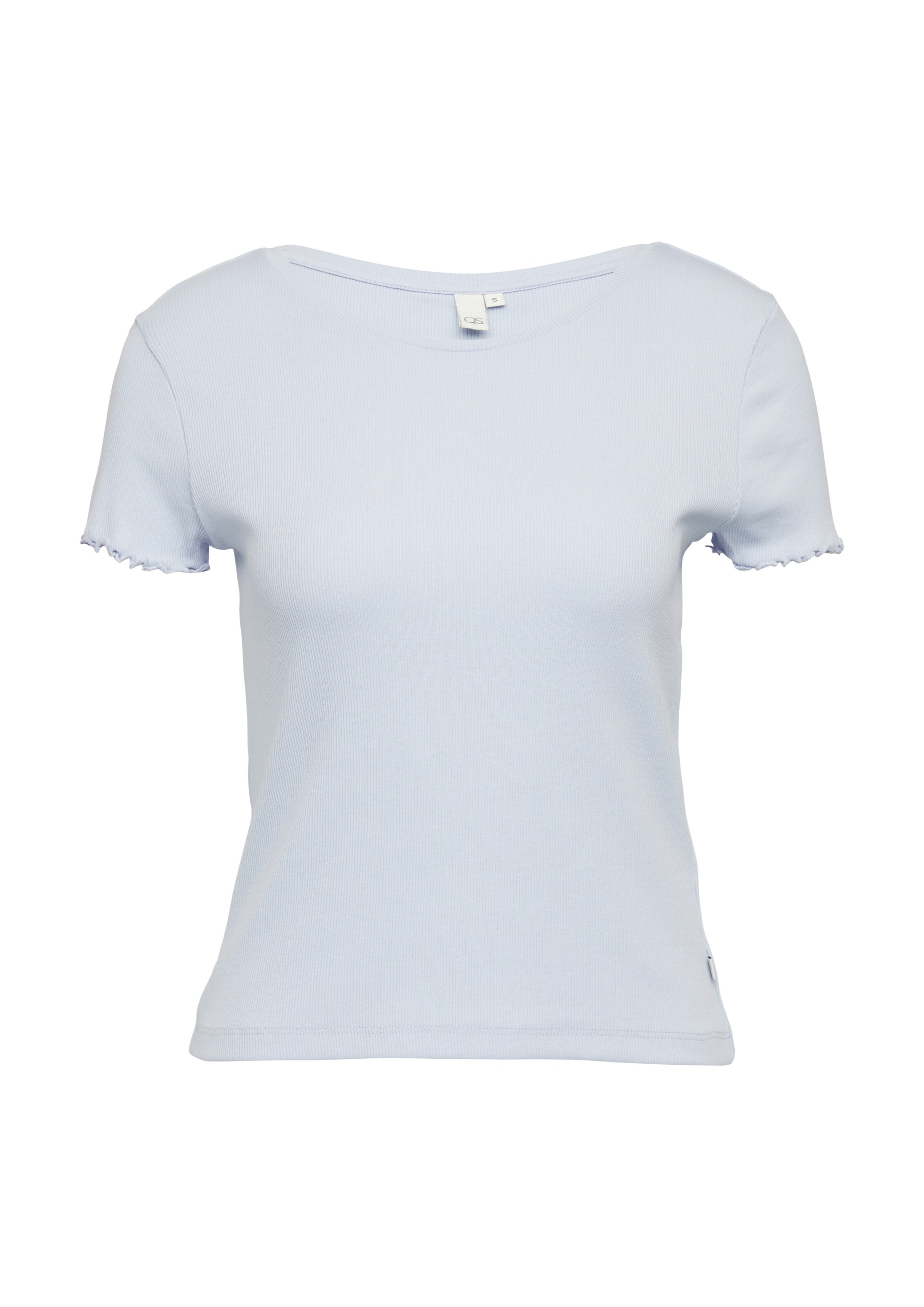 T-shirt QS en bleu : devant
