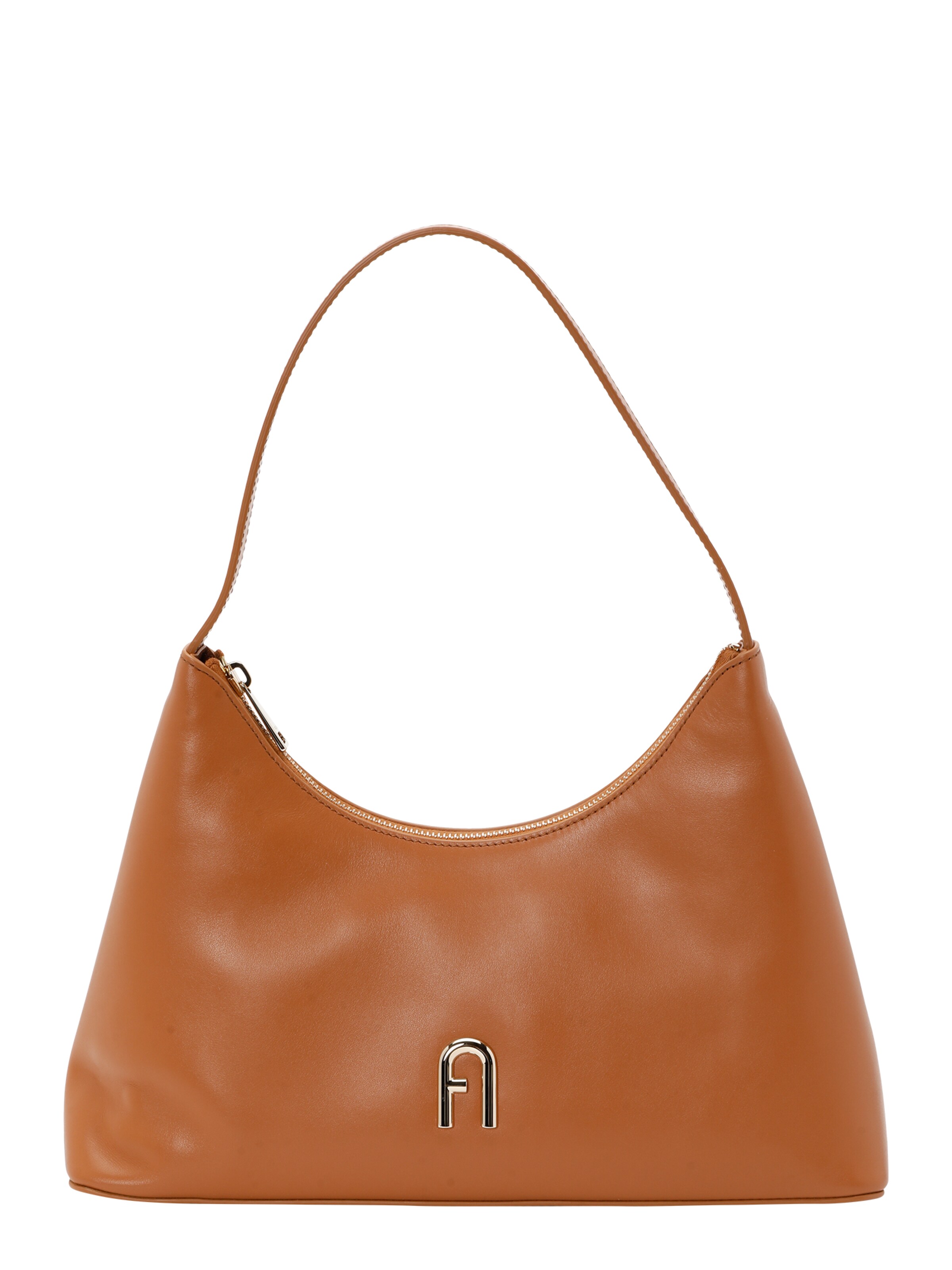 FURLA Наплечная сумка 'Diamante S' в Коричневый: спереди