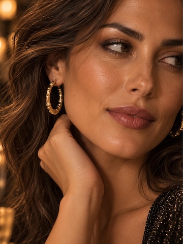 Chic by Lirette Náušnice 'Earrings Barcelona' – zlatá