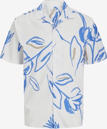 JACK & JONES Comfort fit Overhemd 'Palma Resort' in Wit: voorkant