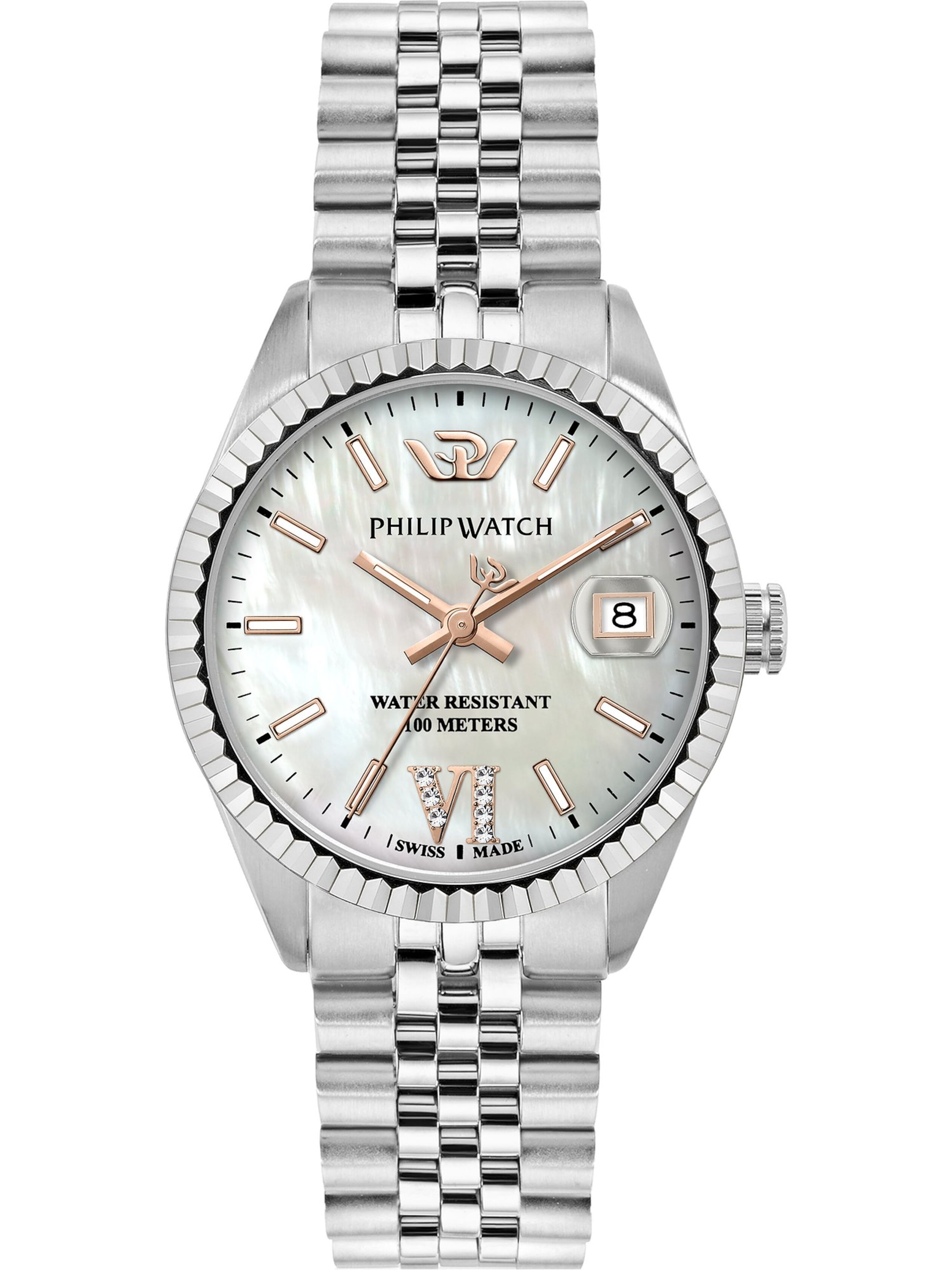 Philip Watch Analog Watch in Silver: front
