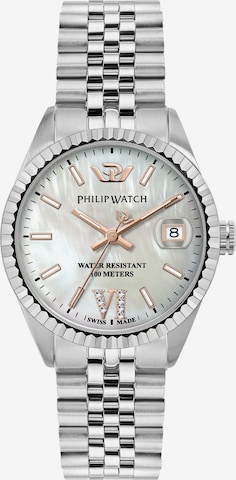 Philip Watch Analoguhr in Silber: Vorderseite