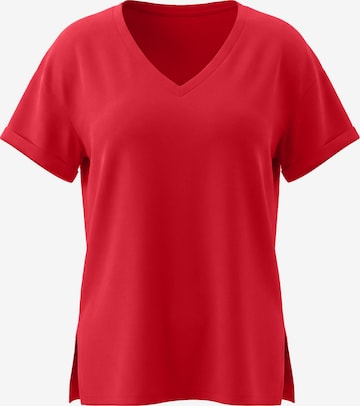 Tricou supradimensional de la Imily Bela pe roșu: față