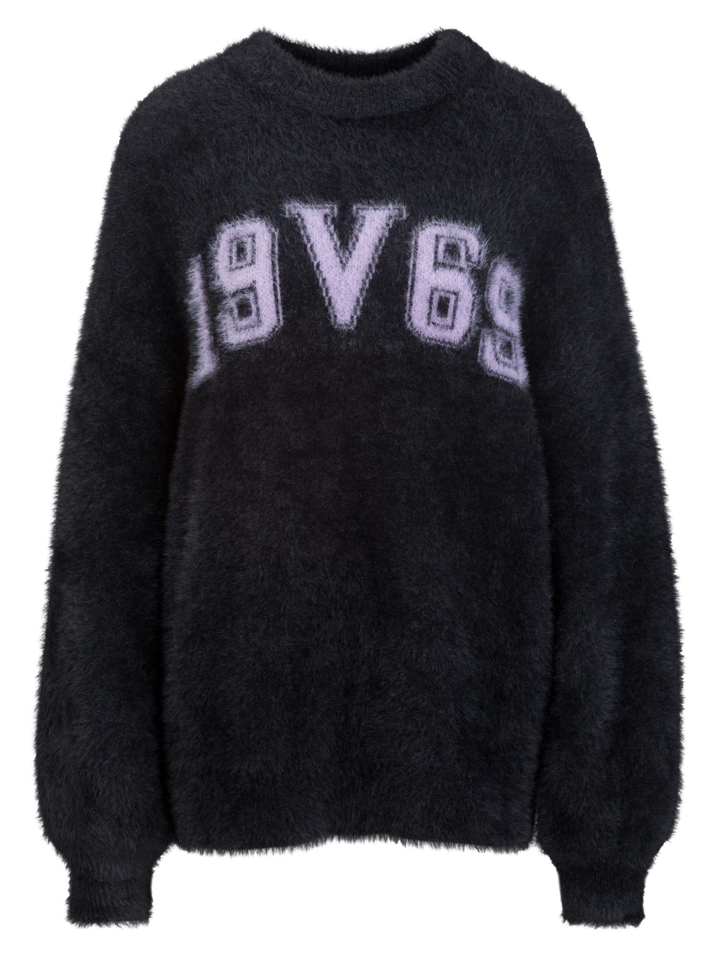 19V69 ITALIA Pullover 'Stella' in Schwarz: Vorderseite