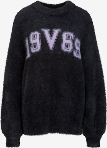 juoda 19V69 ITALIA Megztinis 'Stella': priekis