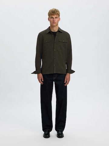 SELECTED Regular fit Between-season jacket 'SLHJackie' in Brown