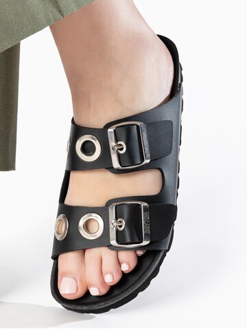 Bayton Pantolette 'Janny' i svart