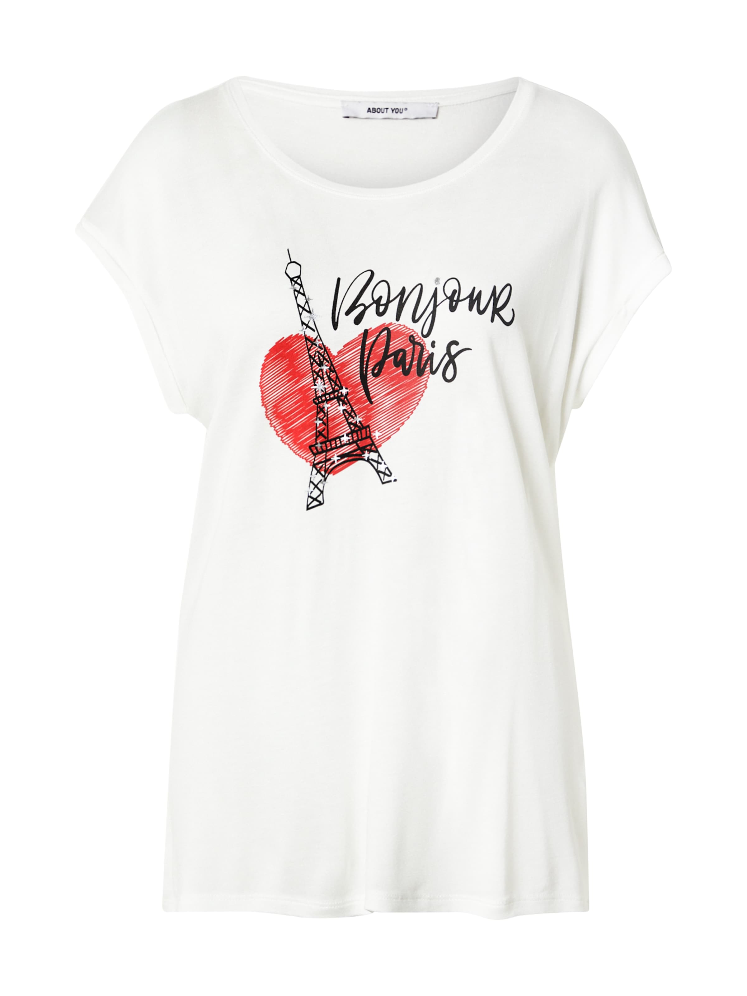 ABOUT YOU - Camiseta 'Annika' en blanco: frente