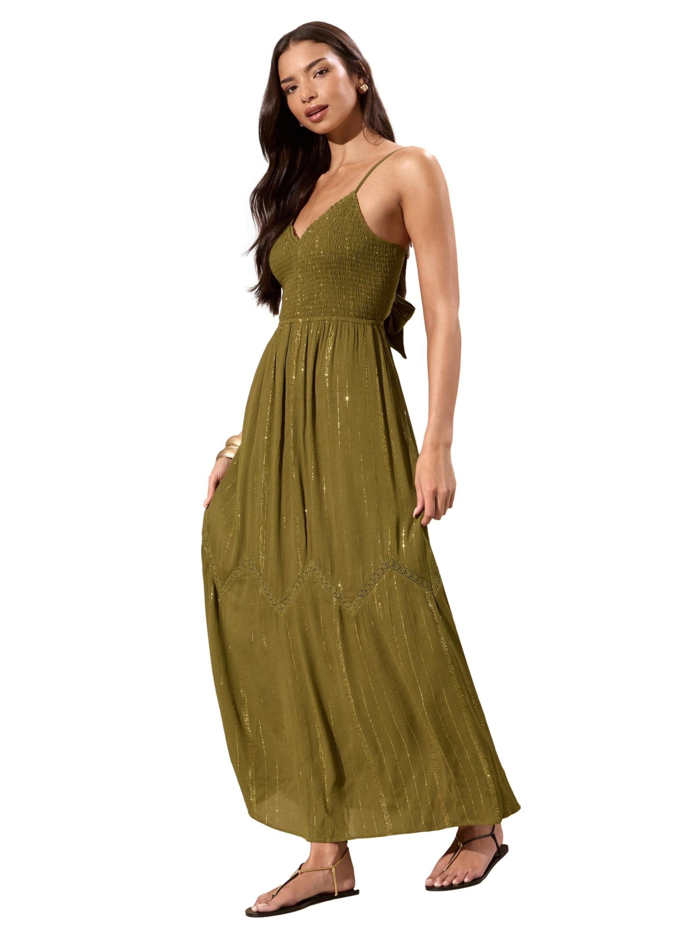 Lipsy Kleid in Grün: Vorderseite