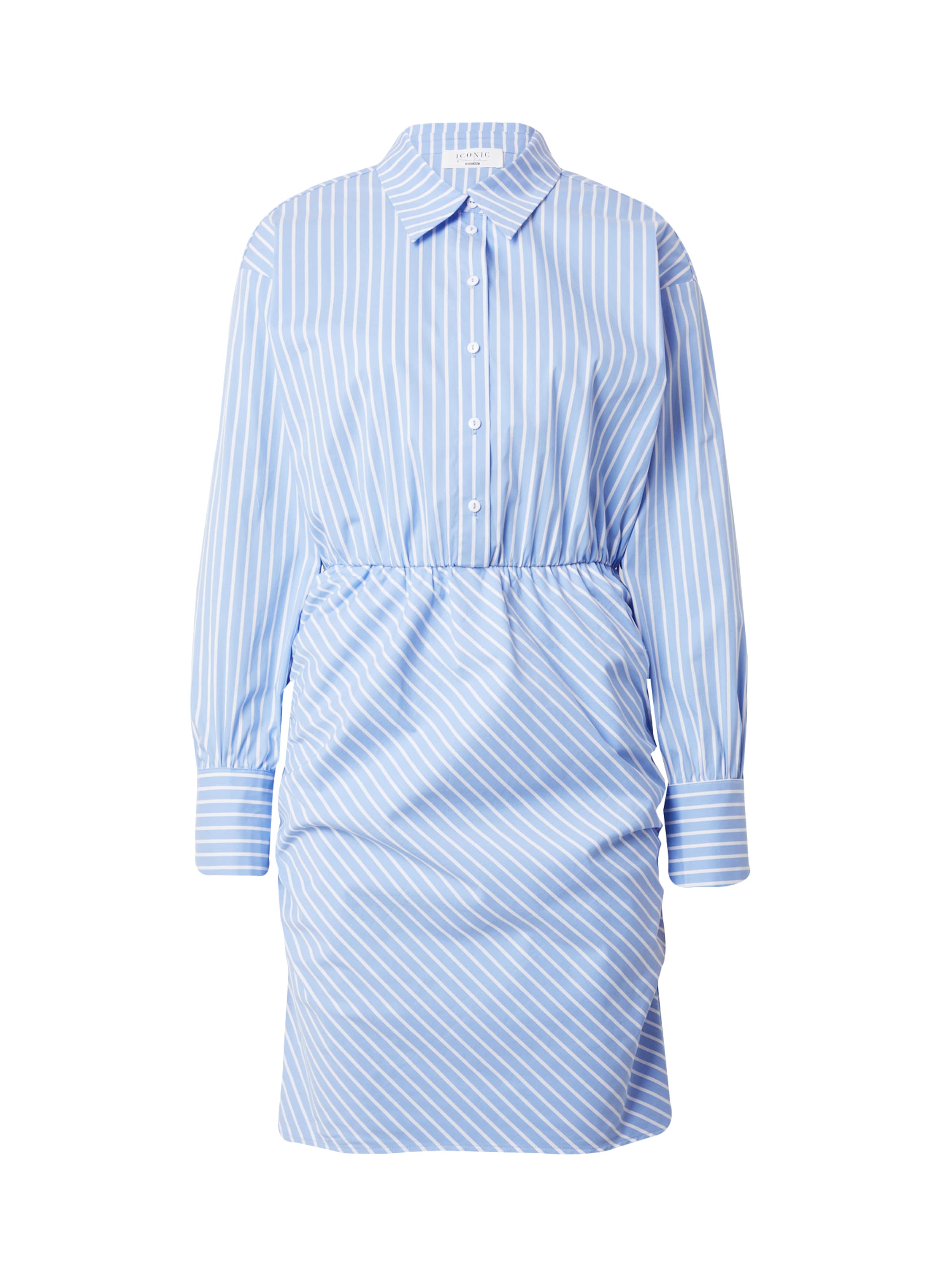 ABOUT YOU x Iconic by Tatiana Kucharova - Vestido camisero 'Rose' en azul: frente