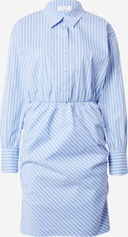 ABOUT YOU x Iconic by Tatiana Kucharova Shirt Dress 'Rose' in Blue: front