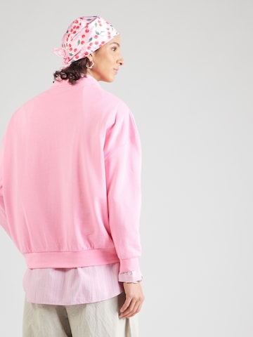 Zwillingsherz - Sweatshirt 'Feel Good Club' em rosa: atrás