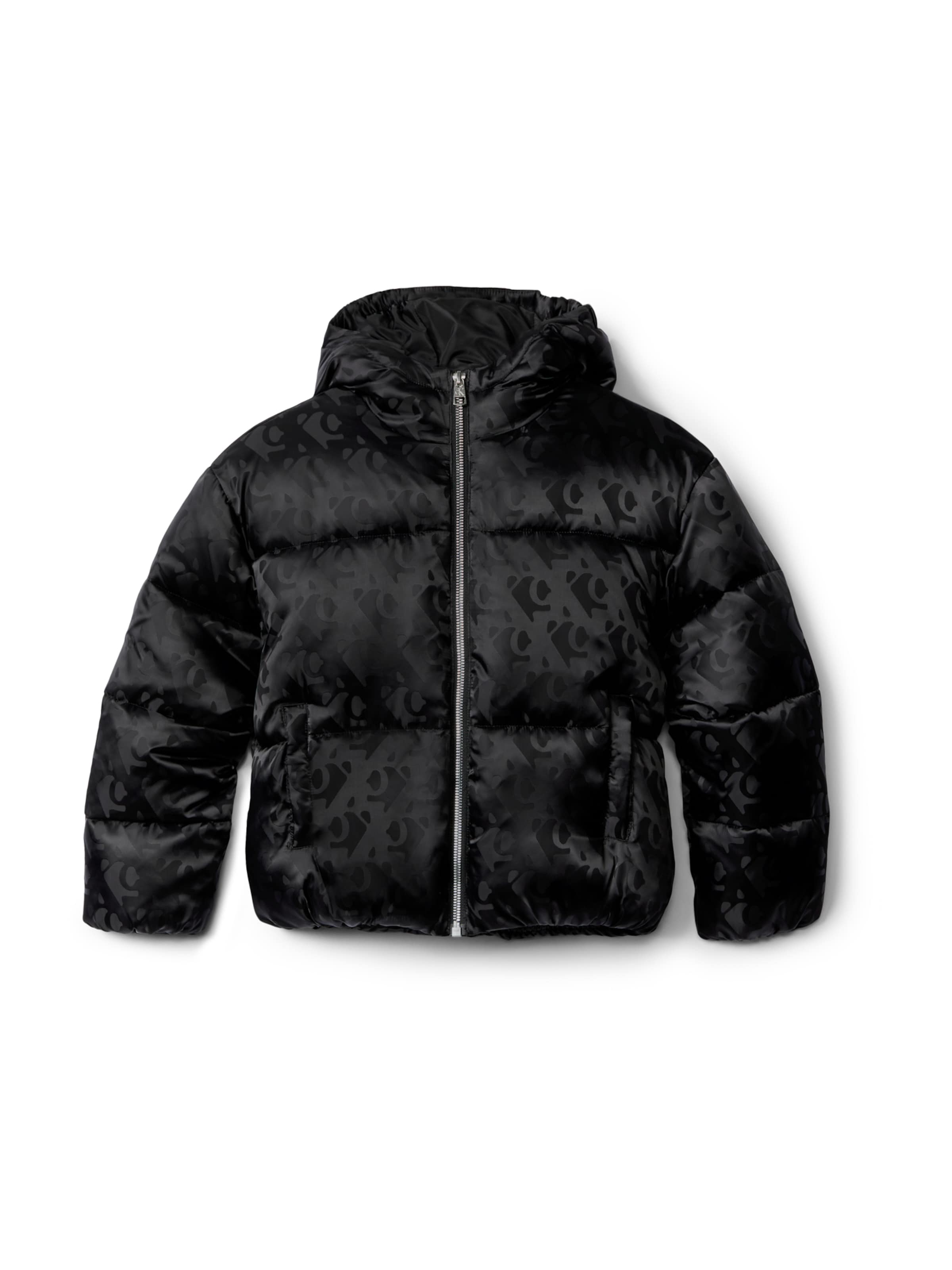 Calvin Klein Jeans - Casaco meia-estação em preto: frente