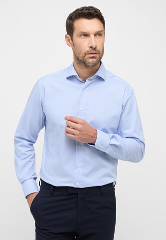 ETERNA Regular fit Button Up Shirt in Blue: front