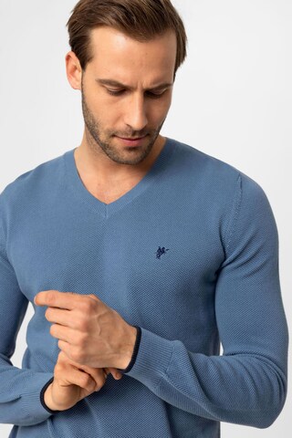 DENIM CULTURE - Jersey 'Romario' en azul