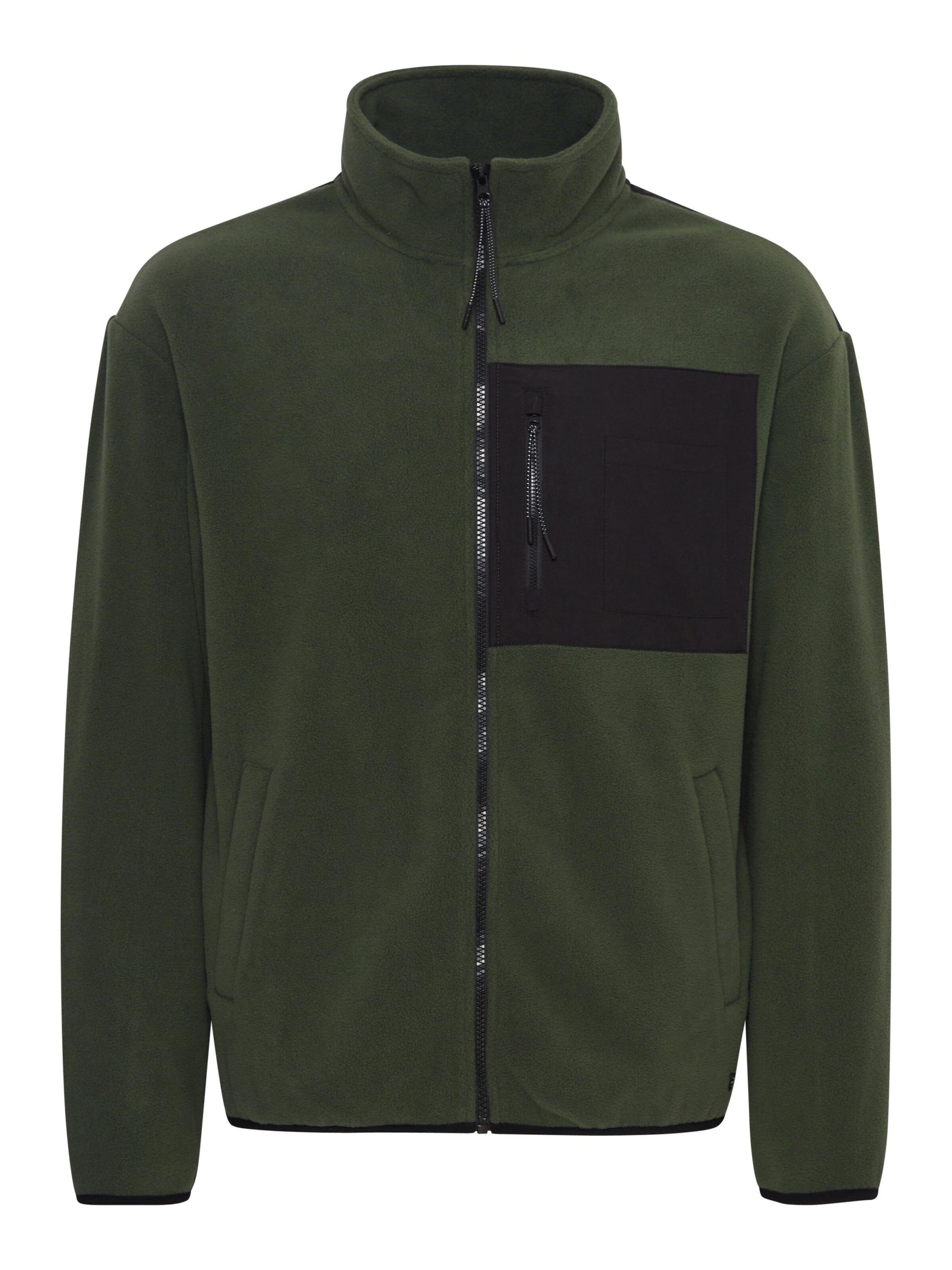 Giacca di pile di BLEND in verde: frontale