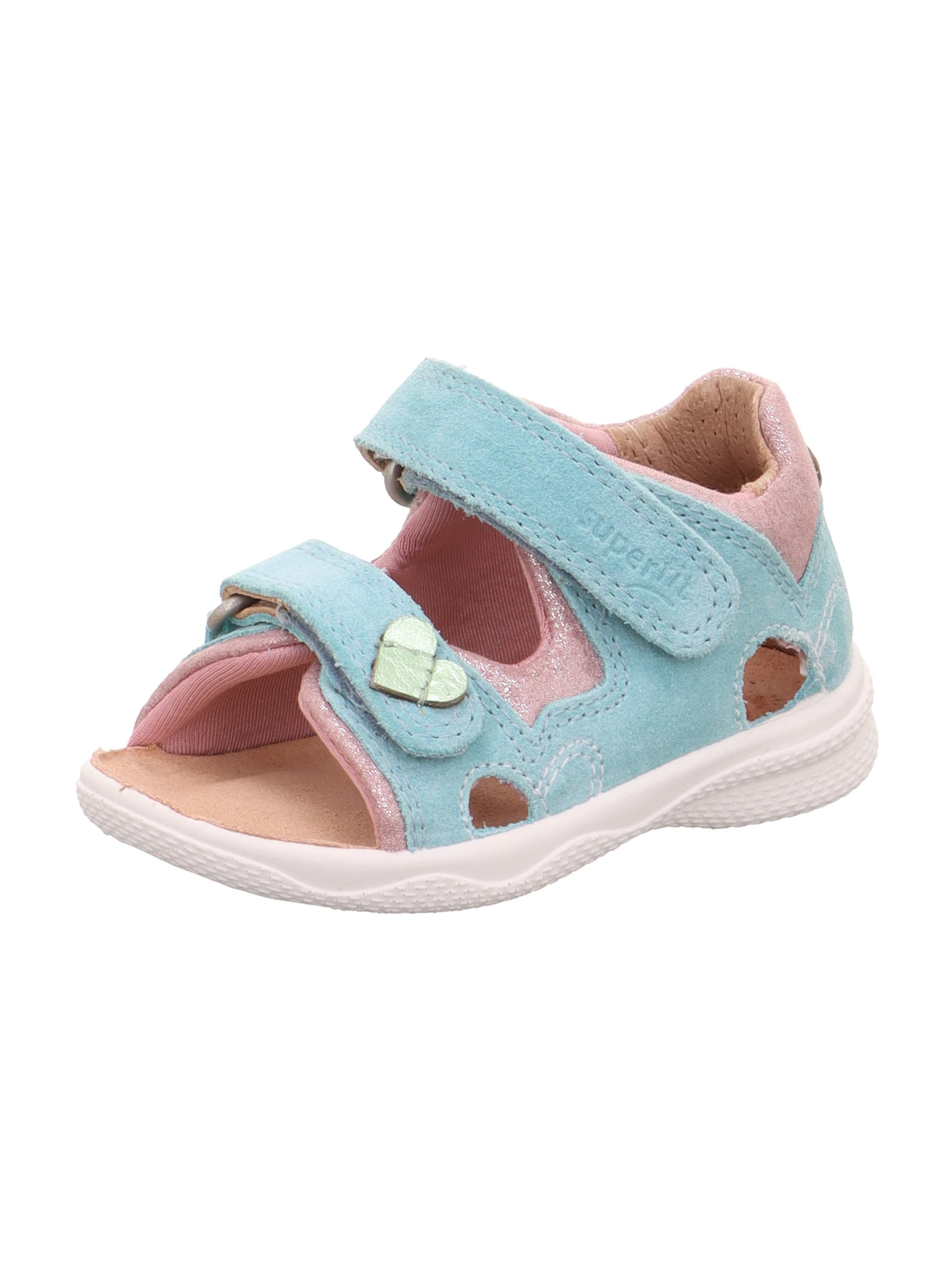 SUPERFIT Väikelaste jalatsid 'Polly', värv roheline: eest vaates