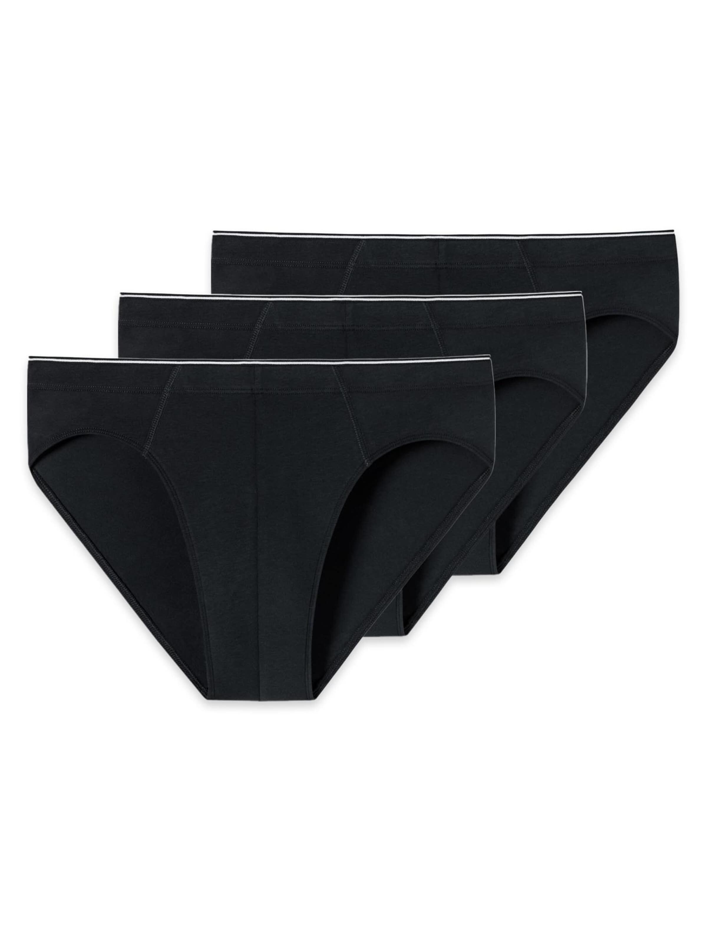 SCHIESSER Slip '95/5 Organic Cotton' in S in de kleur Zwart, Productweergave
