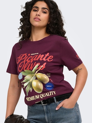 ONLY Carmakoma Shirt 'CARBolette' in Lila