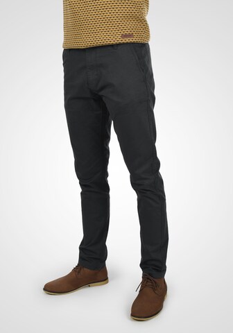 INDICODE JEANS Regular Chino Pants 'Penefal' in Black: front