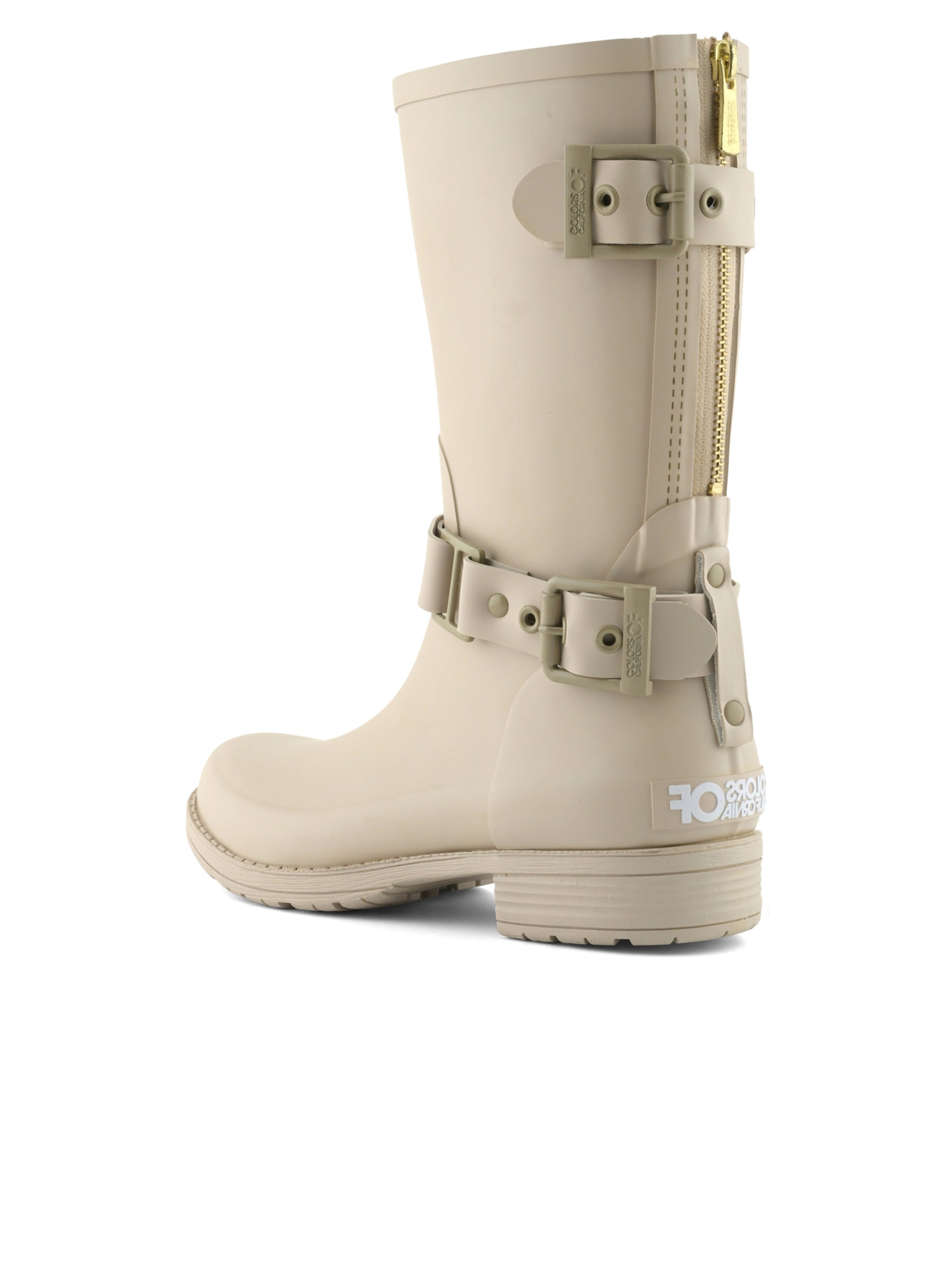Stivale di gomma 'Wellies' di COLORS OF CALIFORNIA in bianco: dietro