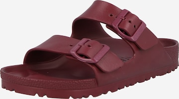 BIRKENSTOCK Pistokkaat 'Arizona' värissä punainen: etupuoli