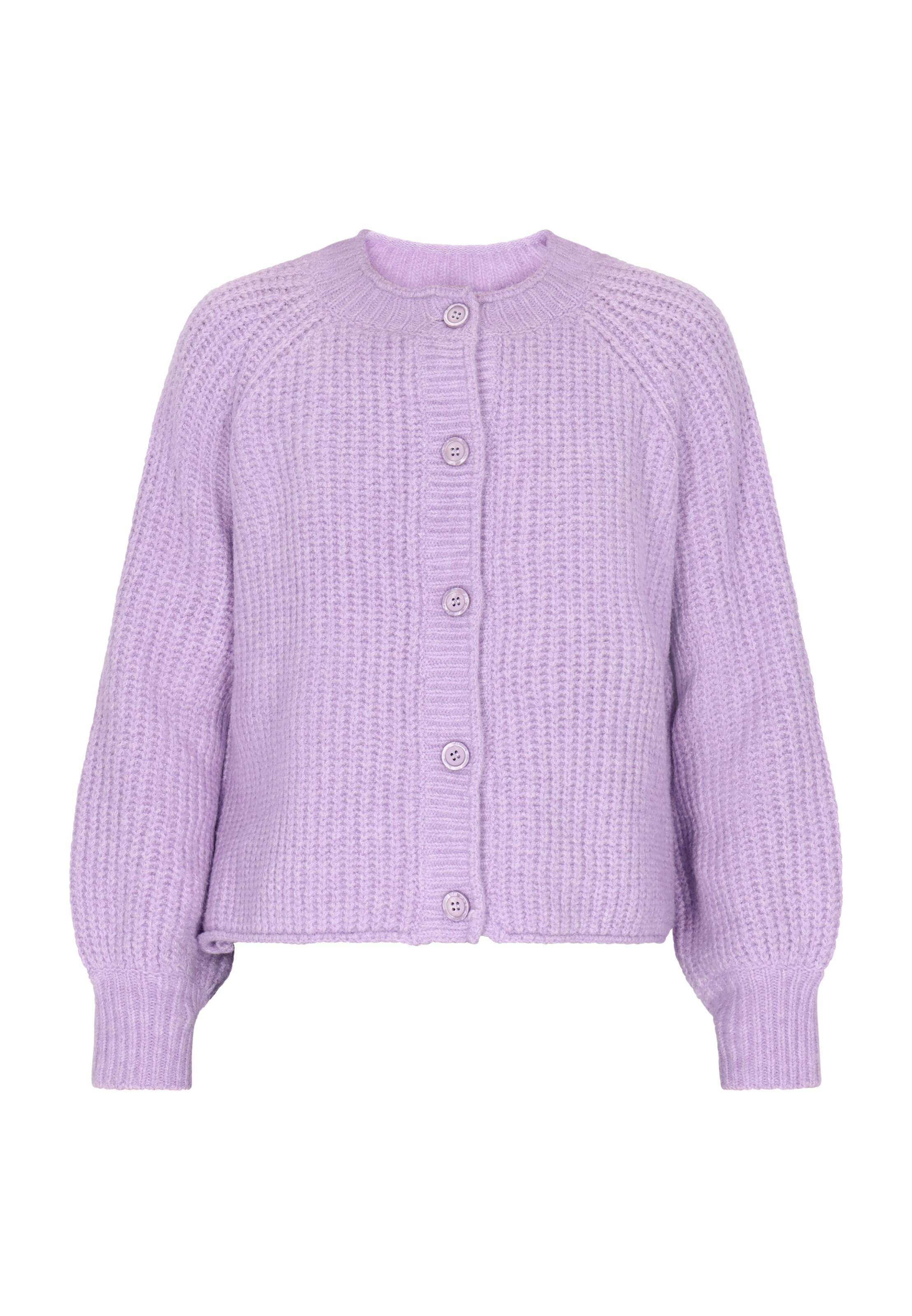 DreiMaster Vintage Gebreid vest in Lila: voorkant