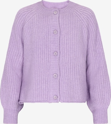 Cardigan DreiMaster Vintage en violet : devant