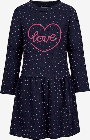 Robe happy girls en bleu : devant