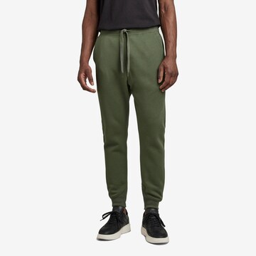 G-Star RAW Tapered Trousers 'Type C' in Green: front