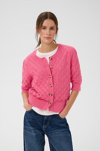 InWear Strickjacke 'Baletta' in Pink: Vorderseite