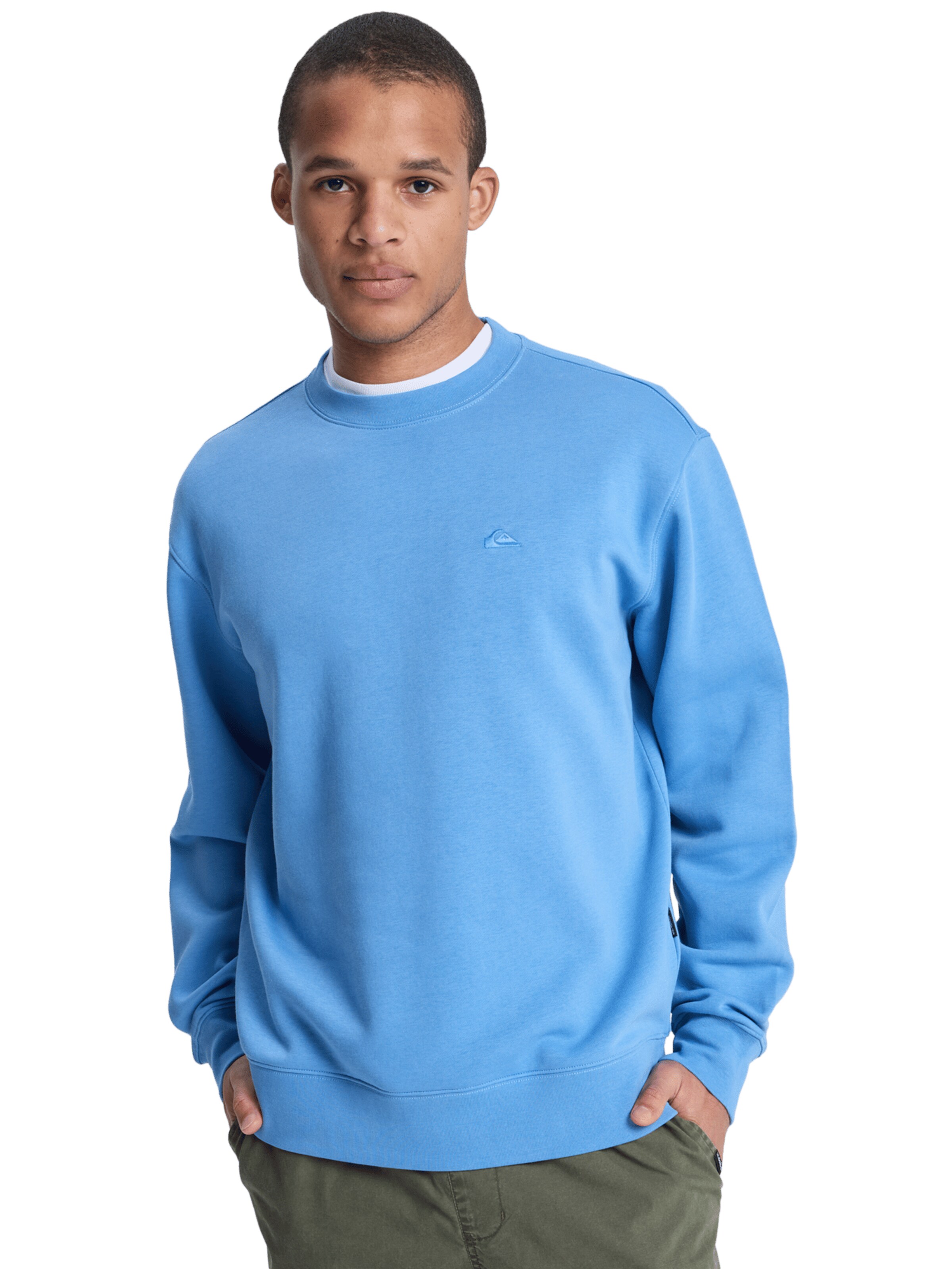 QUIKSILVER Sweatshirt 'Salt Water' in Blue: front