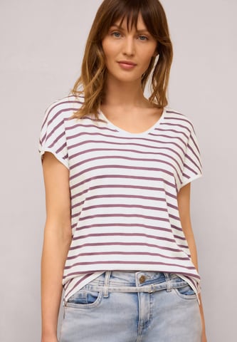 Street One Studio Shirt in Purple: front