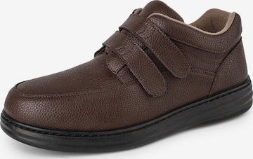Tiestra Boots in Brown: front