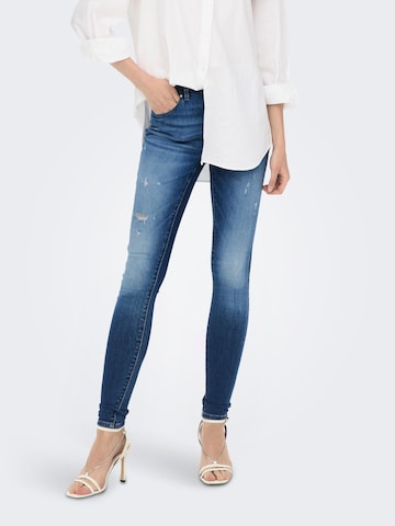 Skinny Jean 'ROYAL' ONLY en bleu : devant