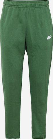 Pantalon 'CLUB FLEECE' Nike Sportswear en vert : devant