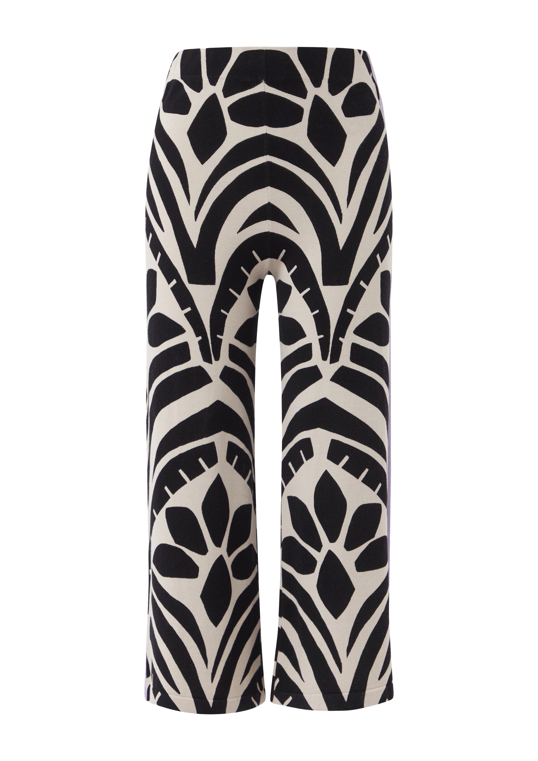 comma casual identity Regular Hose in Schwarz: Vorderseite