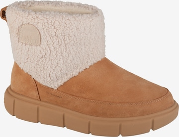 SOREL Boots 'Explorer III Slip-on Cozy WP' in Braun: Vorderseite