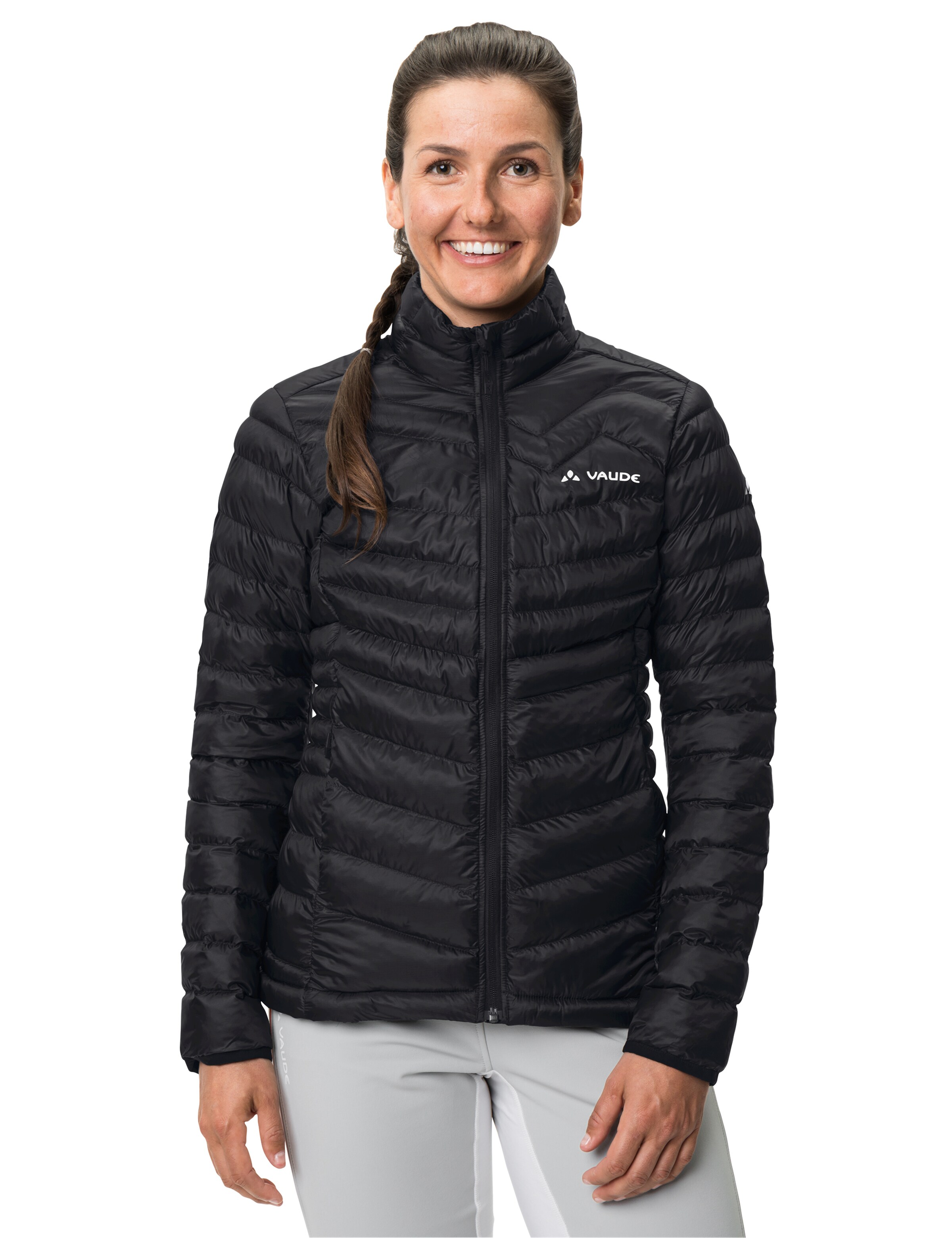 VAUDE Outdoorjacke 'Batura' in Schwarz: Vorderseite