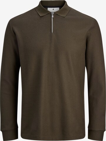 T-Shirt JACK & JONES en marron : devant