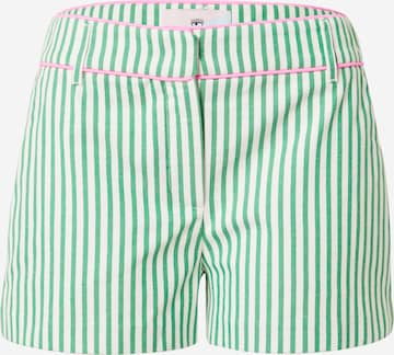 Regular Pantalon 'CALIPSO' Chiara Ferragni en vert : devant
