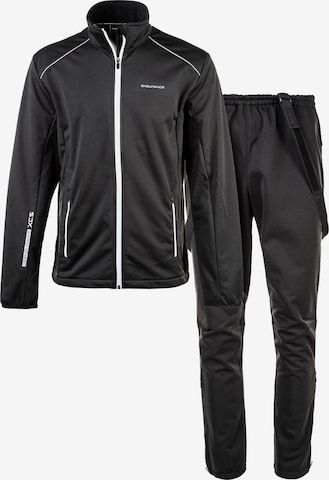 ENDURANCE Sportanzug 'Naval' in Schwarz: Vorderseite