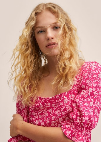 MANGO Letní šaty 'Solange' – pink