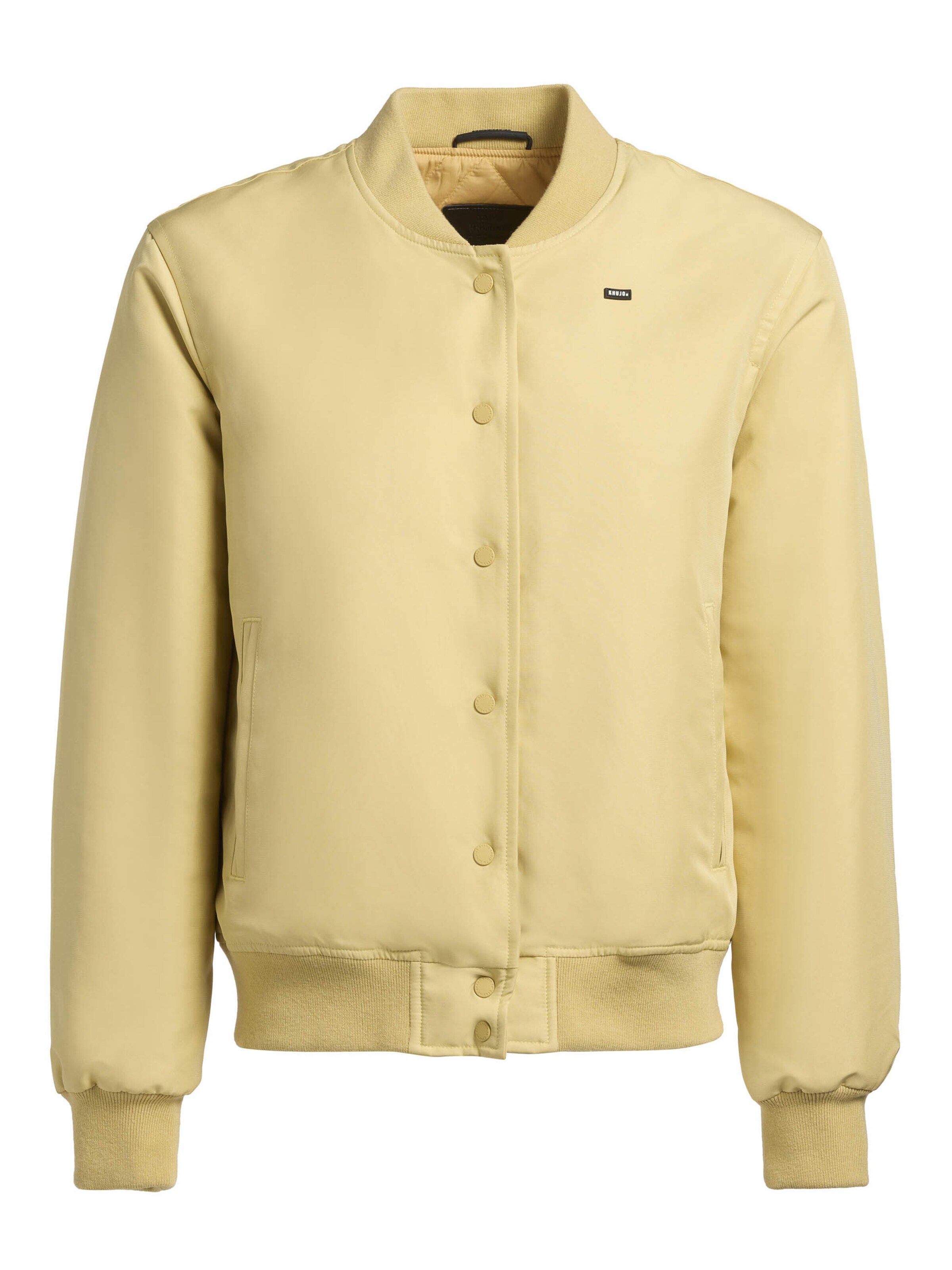 khujo Between-season jacket 'Crystal' in Yellow: front