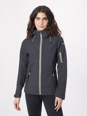 Veste outdoor 'BATHGATE' ICEPEAK en gris : devant