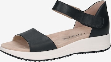 CAPRICE Sandals in Black: front