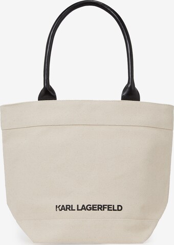 Karl Lagerfeld Nakupovalna torba | bež barva