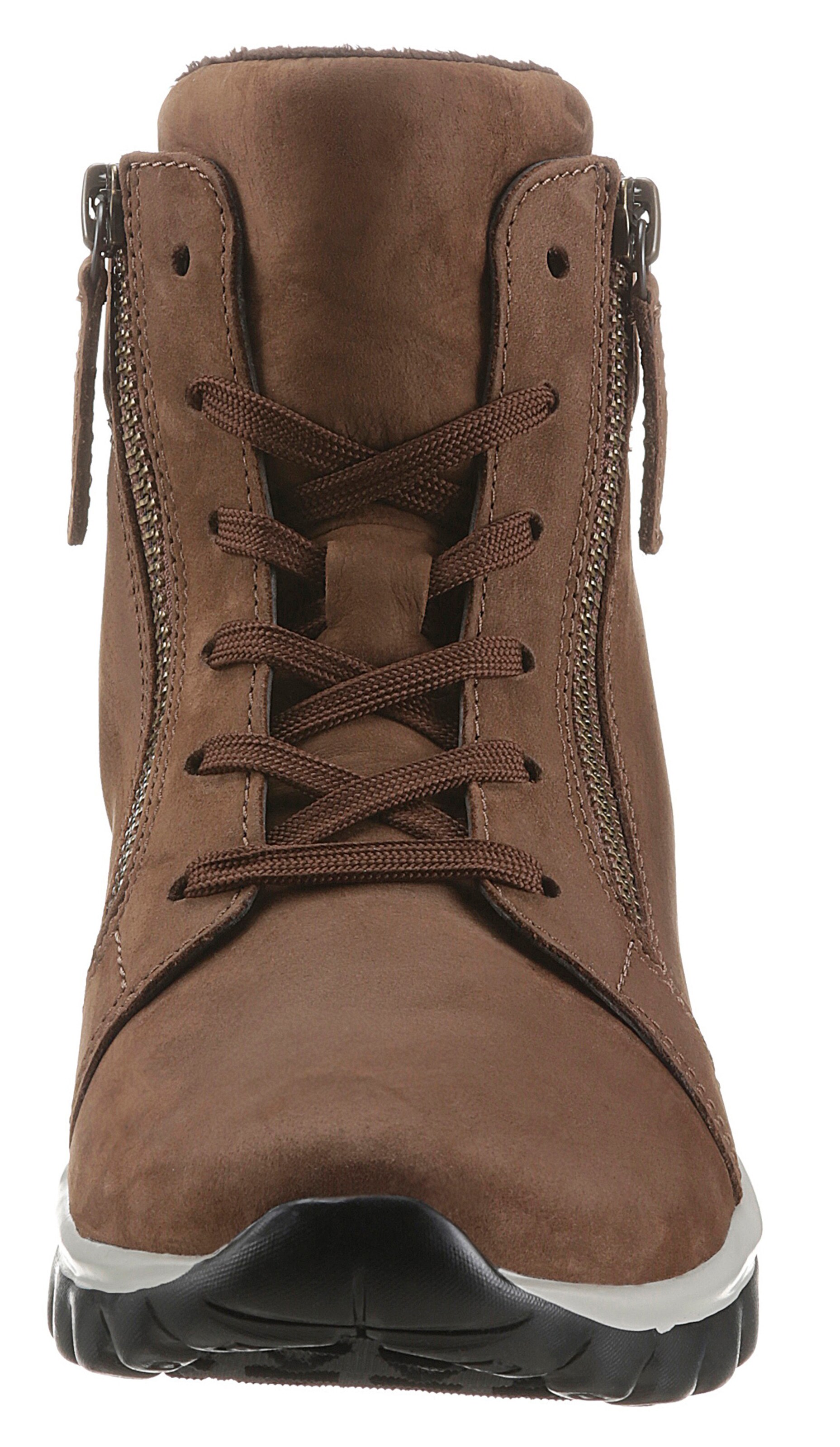 GABOR Schnürstiefelette in Braun