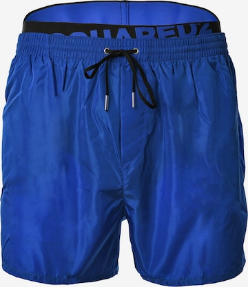 DSQUARED2  Badeshorts in Blau: front